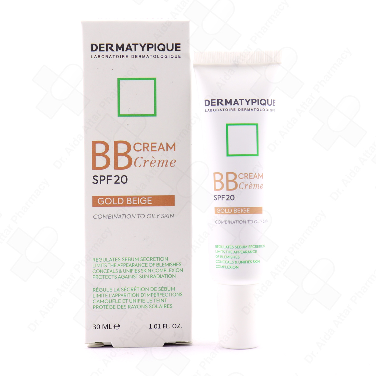 IMG_0867.jpg بی بی کرم فاقد چربی بژ طلایی SPF20+ درماتیپیک 30 میلی لیتر - Image 1