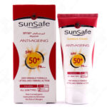 کرم ضد آفتاب و ضد چروک سان سیف SPF50 بی رنگ 50 میلی لیتر