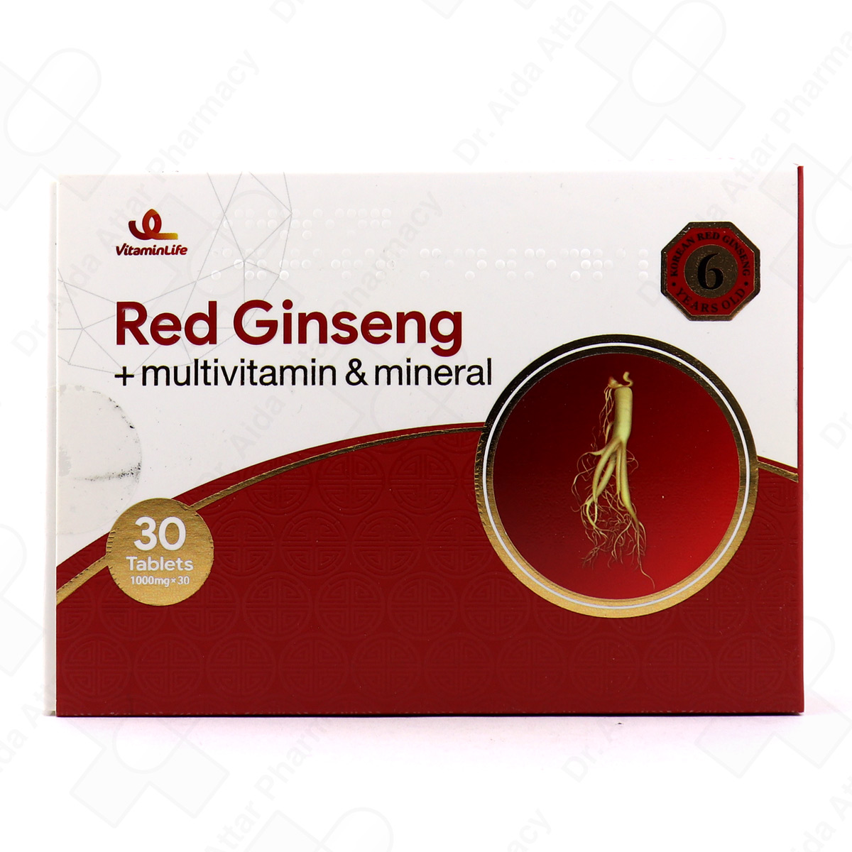 vitamin-life-1.jpg قرص رد جینسینگ پاور مولتی ویتامین و مینرال ویتامین لایف 30 عدد - Image 1