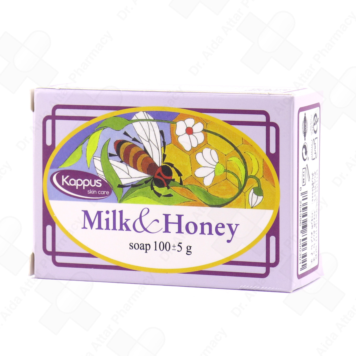 صابون شیر و عسل کاپوس ۱۰۰ گرم